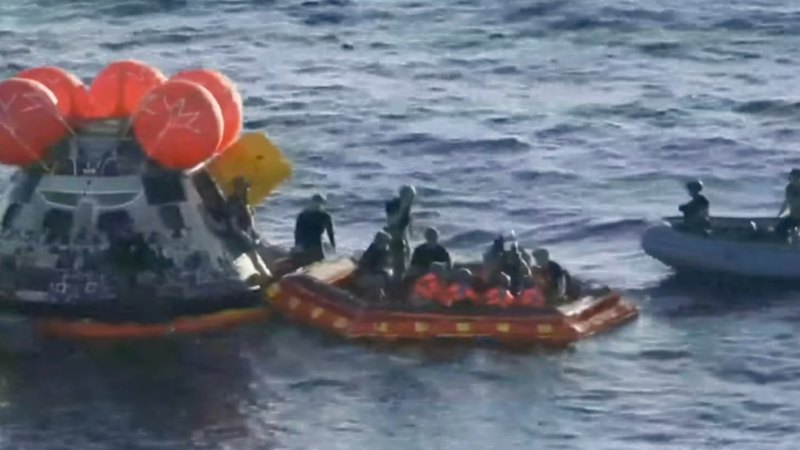 Artemis II ekibi güvenli bir şekilde dünyaya döndü