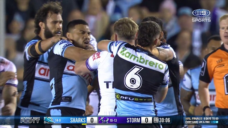 Ronaldo Mulitalo sent to sin bin after striking Storm player