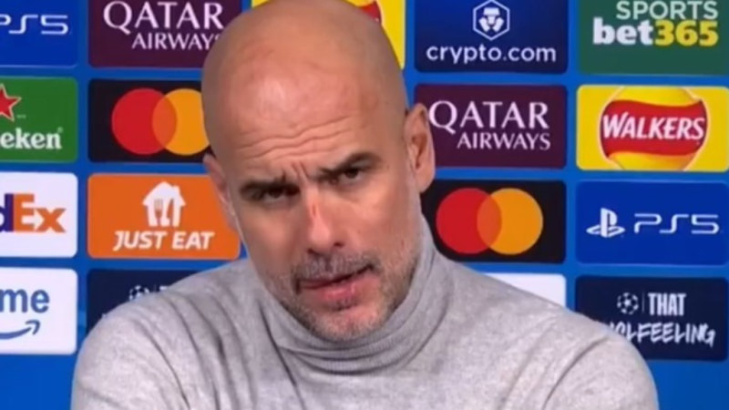 Guardiola’s bizarre press conference