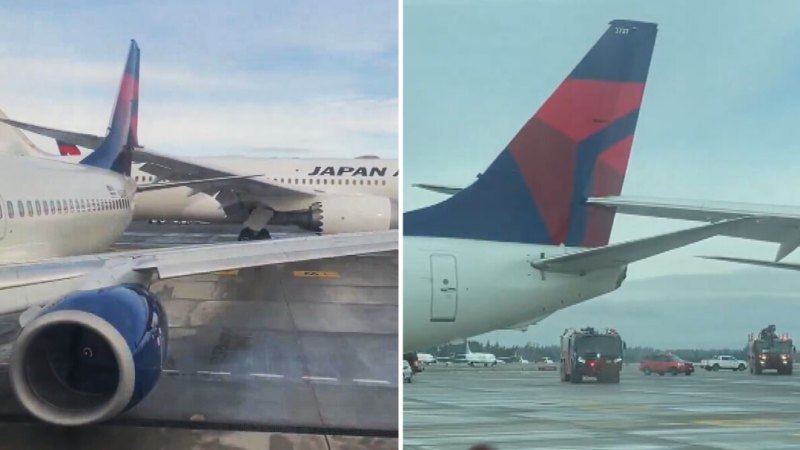 Two planes collide at Seattle airport