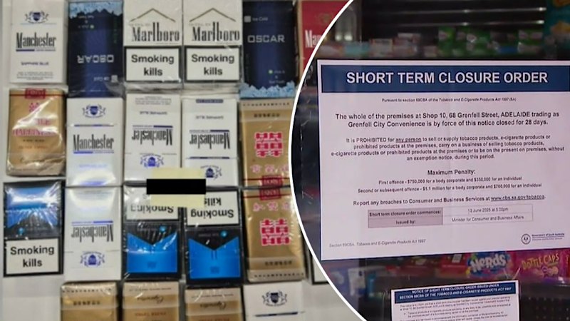 Convenience stores shut over illegal tobacco