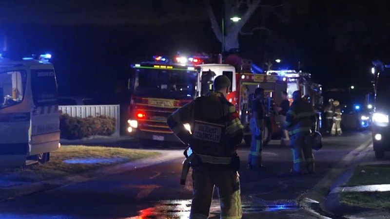 Video: Father and Child Fighting for Life After Melbourne House Fire