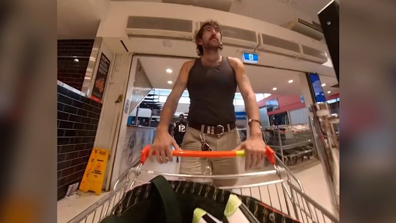 Tom has to fly to his nearest major supermarket