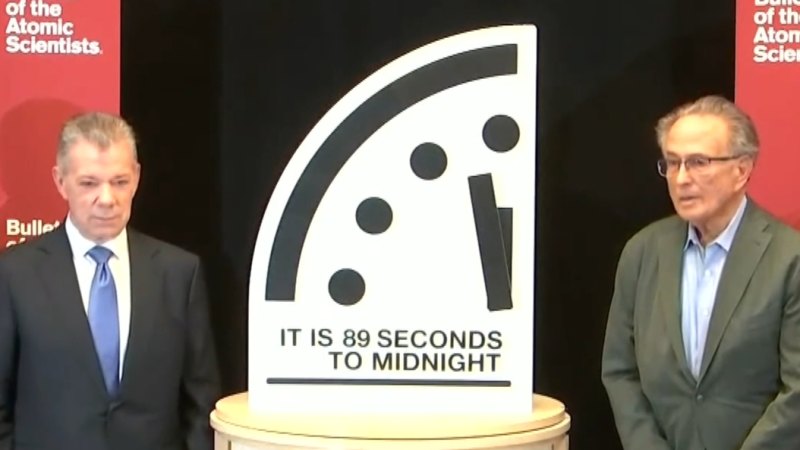 Doomsday Clock set closer to midnight