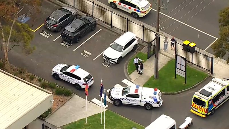 Staff member stabbed at high school in Melbourne's south-east