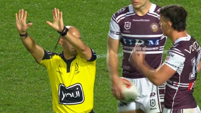 Sea Eagles rookie binned for hip-drop