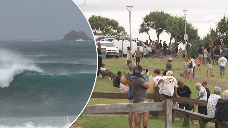 Coastal evacuations in place in NSW