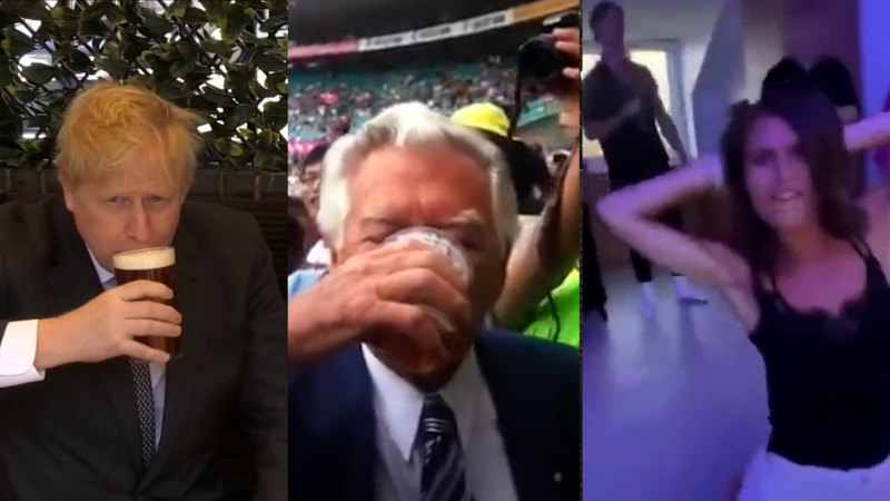Politikacılar içki içmeye karşı PM dansı - olası çifte standart?