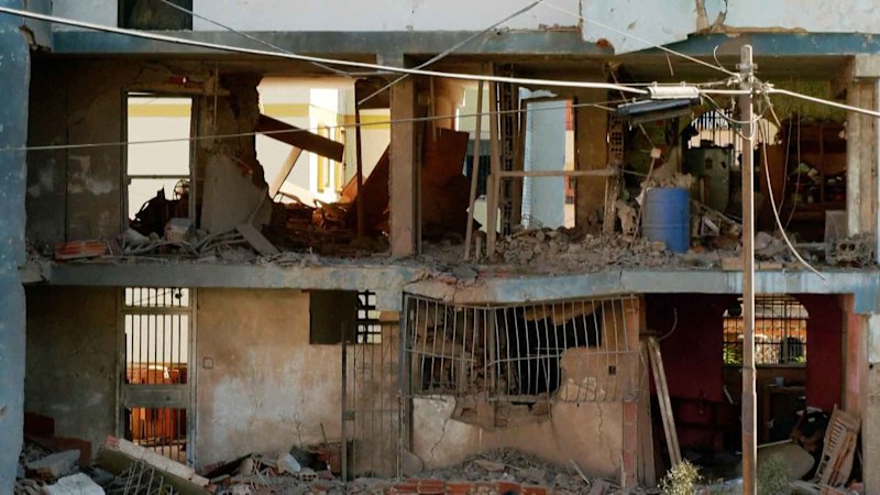 Houses damaged in US attack on Venezuela