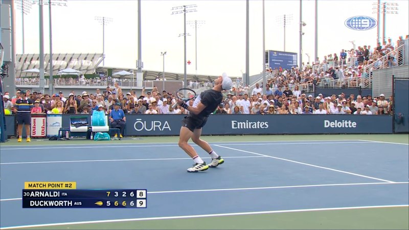 James Duckworth upsets seeded Matteo Arnaldi in US Open first round