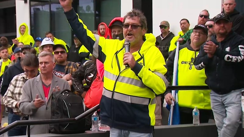 CMFEU take to Queensland streets again