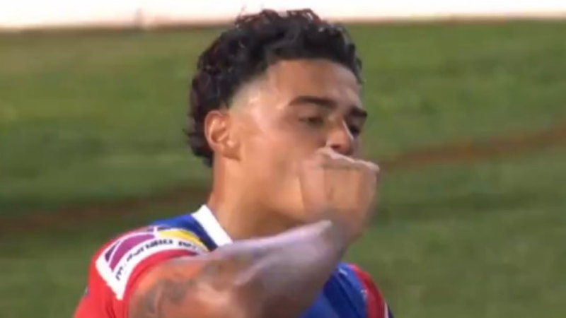Young Knight scores on NRL debut