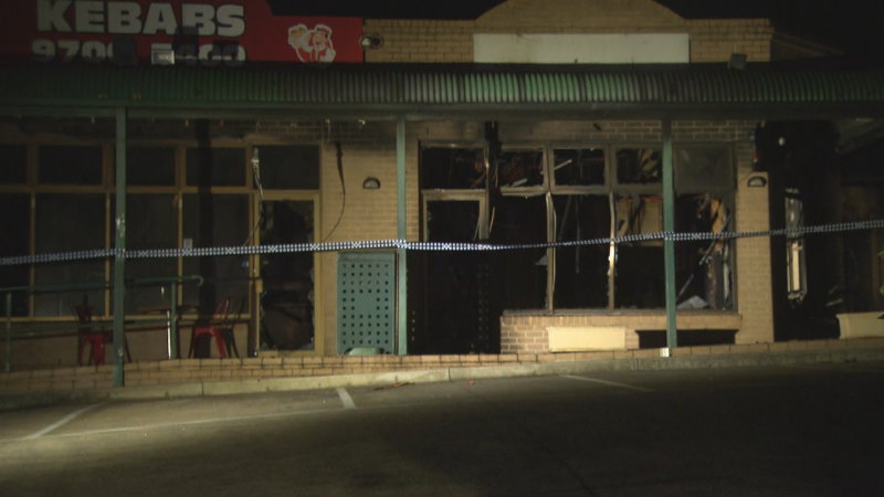 Two shops set alight in Melbourne