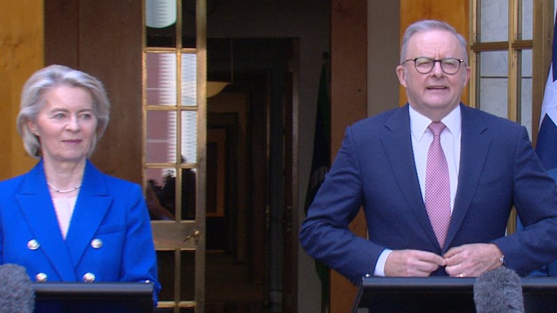 Australia, Europe strike long-awaited free-trade agreement