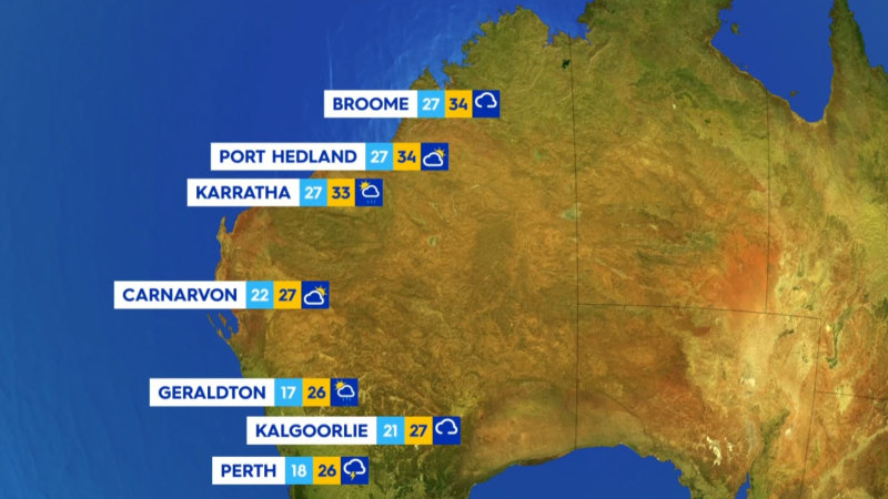 National weather forecast for Thursday March 13