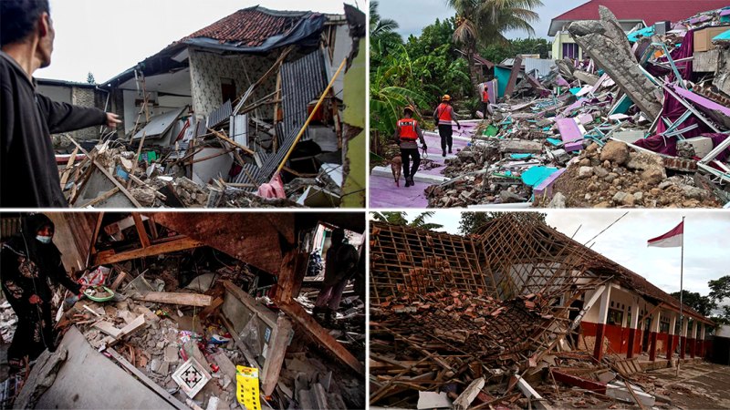 Endonezya depreminde en az 162 kişi öldü, yüzlerce kişi yaralandı