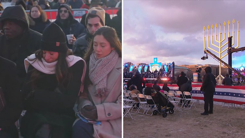 Menorah lighting ceremony dedicated to Australia after Bondi tragedy