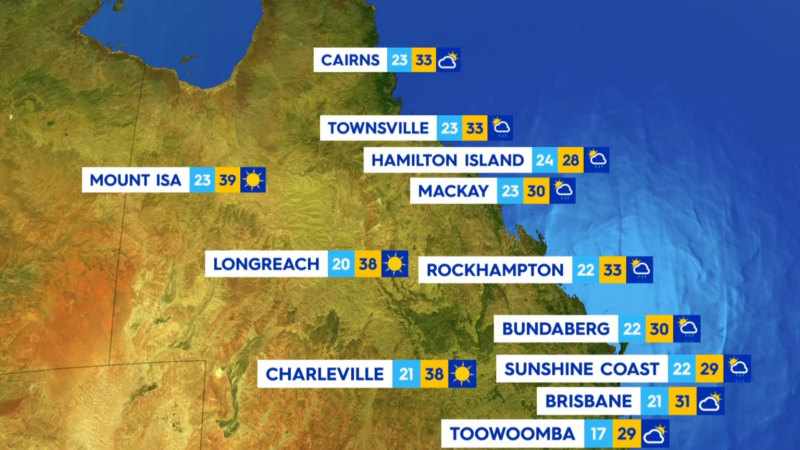 National weather forecast for Sunday February 24