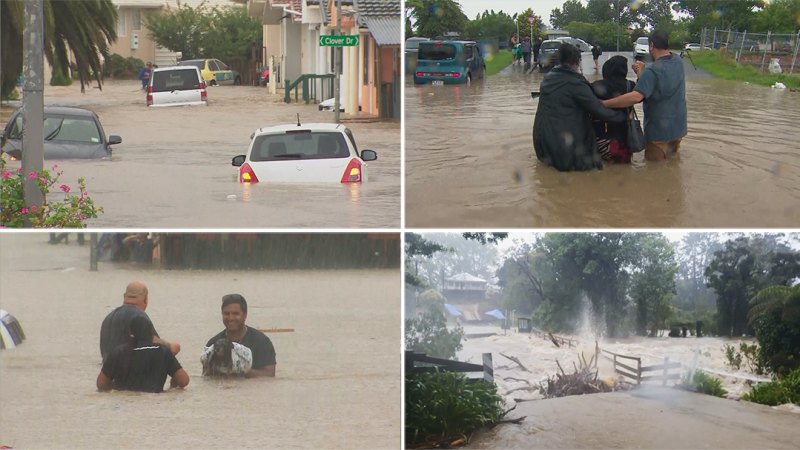 Acil durum ilan edildikten sonra sular altında kalan Auckland daha fazla yağmur için hazırlanıyor