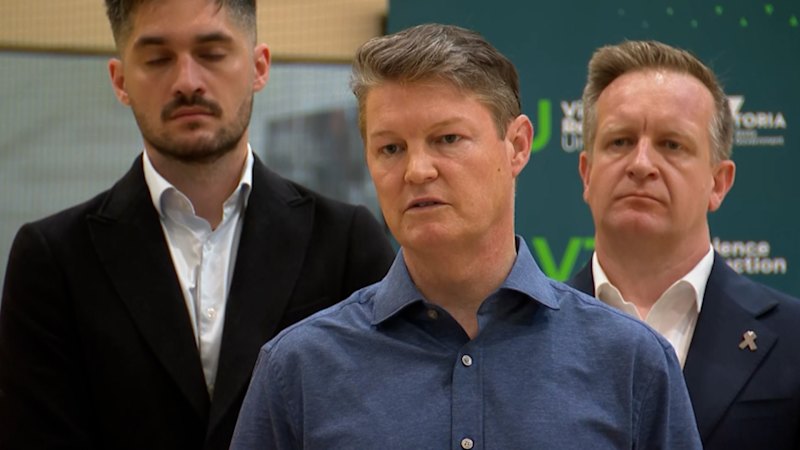 Premier Ben Carroll holds press conference in Cobblebank