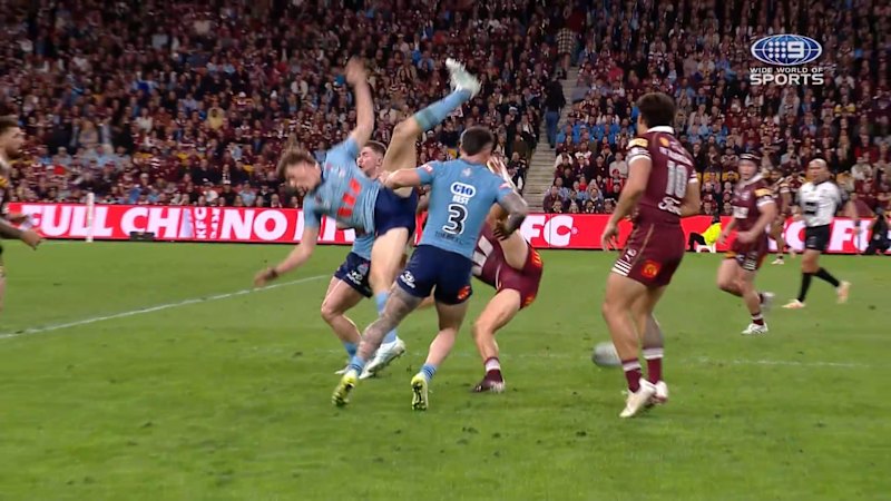 Bostock goes off after aerial landing