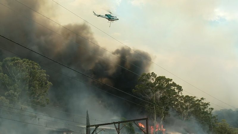 NSW bushfires at advice level