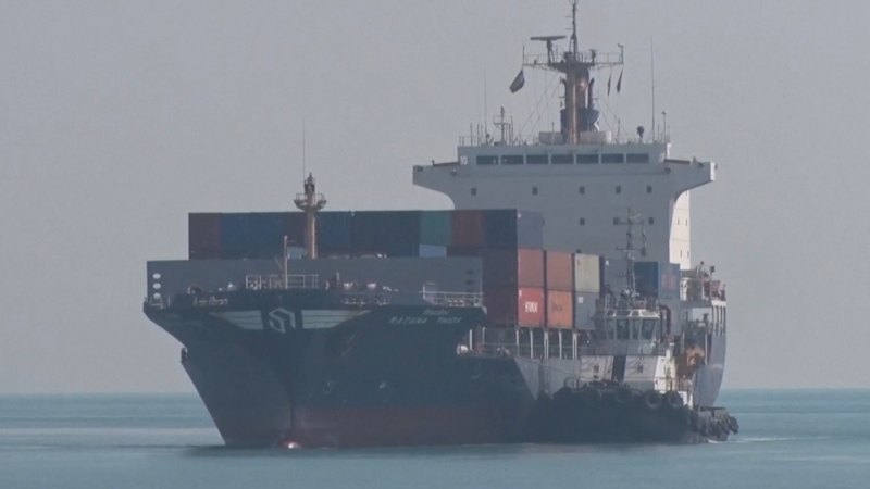 Trump pauses US mission guiding ships through Strait of Hormuz