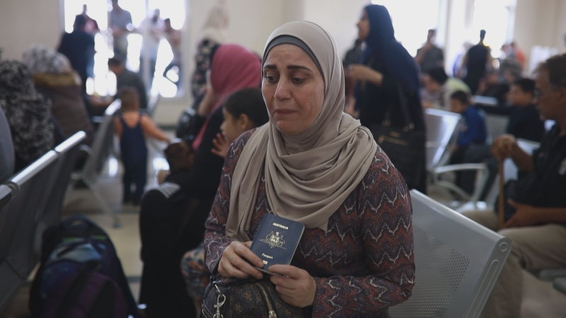 Australian citizens' relief as they escape Gaza