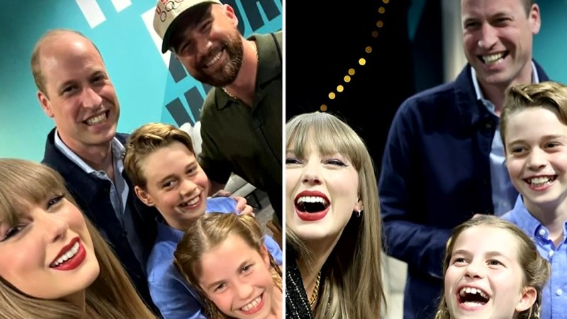 Taylor Swift, Prince William and kids all smiles in backstage royal selfie