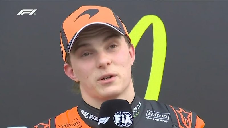 Piastri finishes on the podium