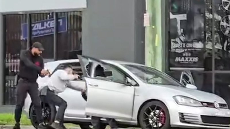 Driver pulled from vehicle at gunpoint by police