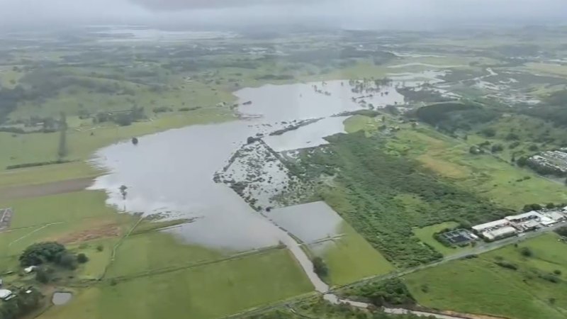 NSW town of Lismore spared flooding