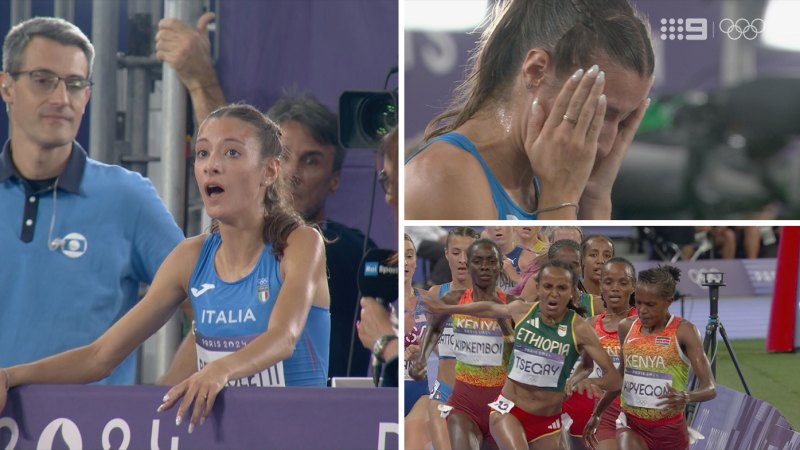 Drama as silver medallist disqualified in 5000m final