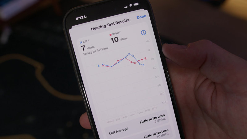 Use Apple AirPods Pro 2 to perform medically certified hearing test