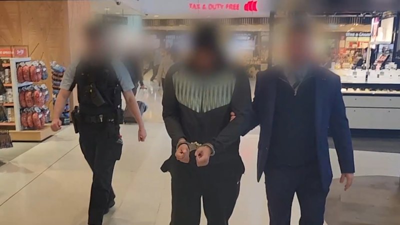 Man arrested at Sydney Airport over alleged mansion firebombing