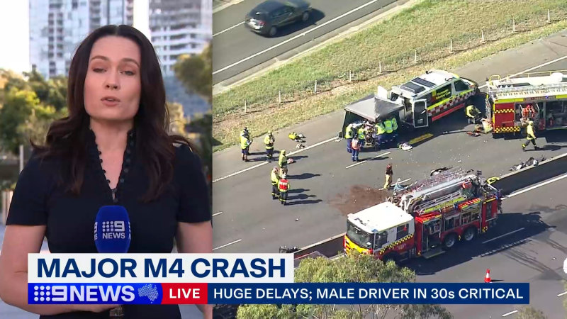 Man fighting for life after head-on crash on Sydney motorway