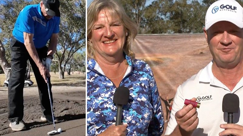 The most Australian golfing technique revealed as Outback Golf is back!