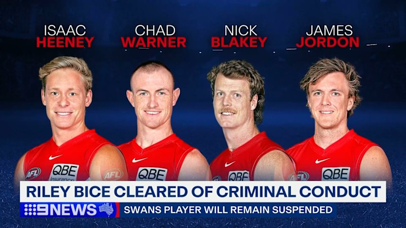 Riley Bice cleared of criminal misconduct as Melbourne hotel sexual assault investigation continues