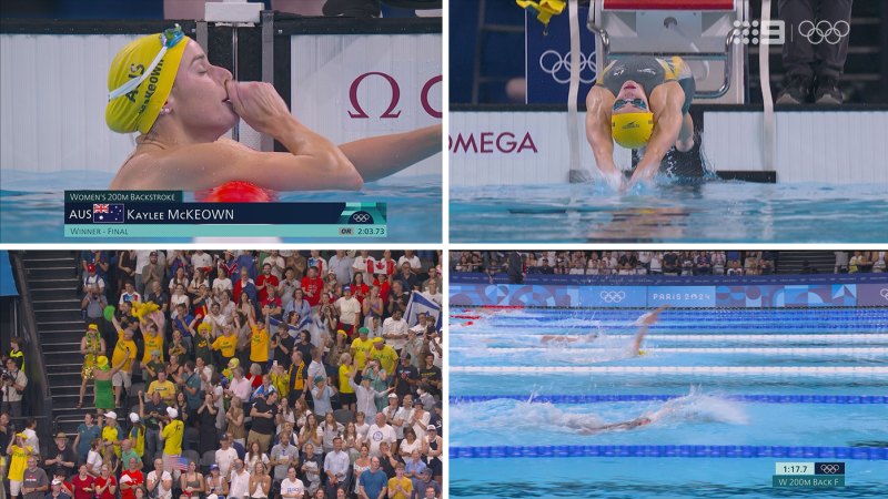 McKeown storms home for 200m backstroke gold