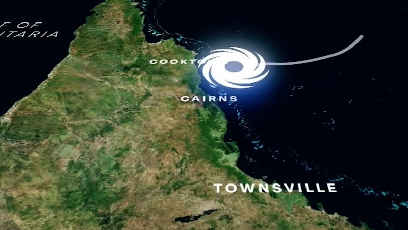 Large stretch of Queensland coast on cyclone watch