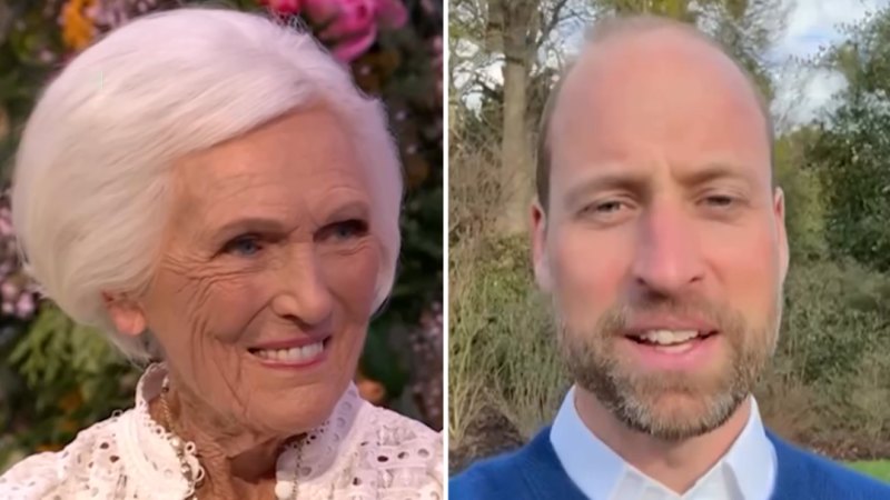 Prince William’s surprise birthday message for Mary Berry