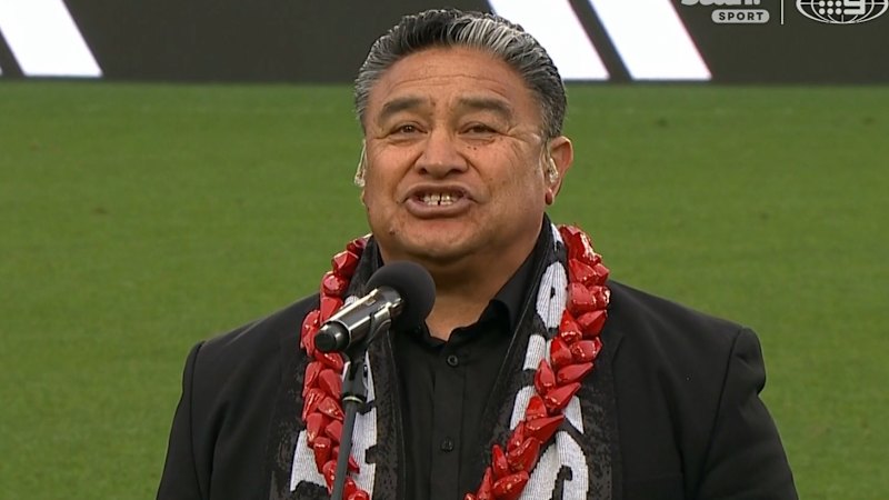 Video: All Blacks Star in Tears as Father Sings