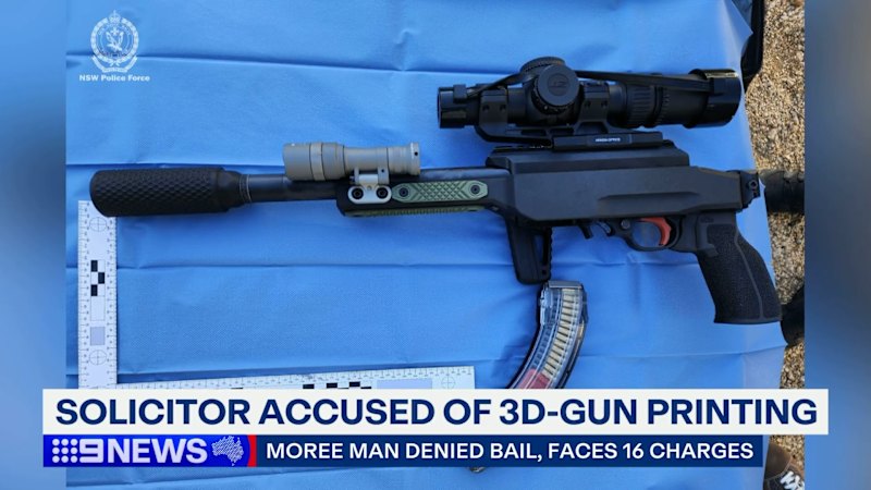 Solicitor denied bail over alleged 3D-printed gun operation after NSW raids