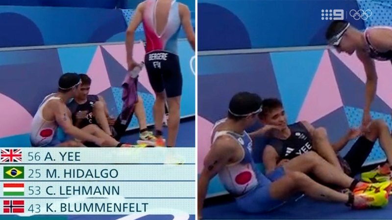 Gold medallist consoles devastated rival