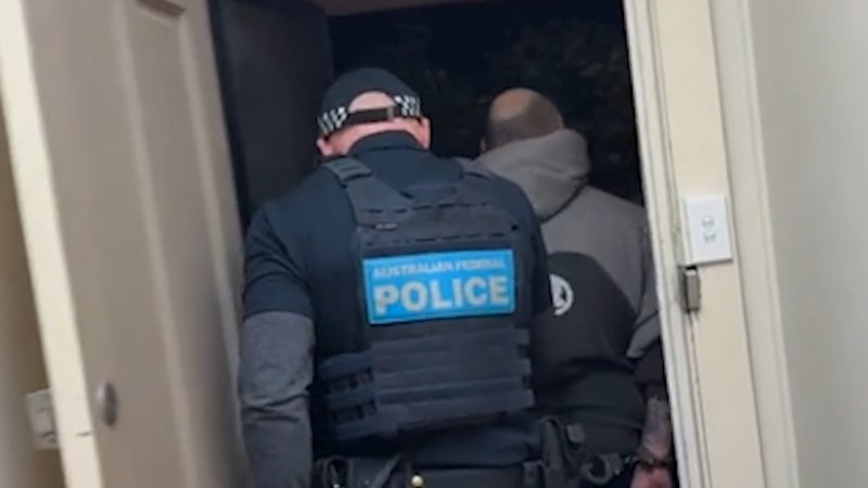 Man arrested after collection of Nazi-branded items found in home