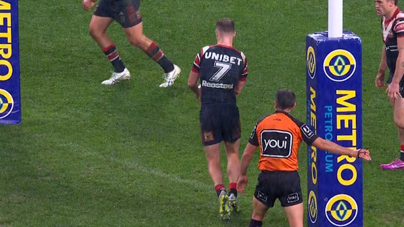 Commentator questions whether Roosters beat the buzzer