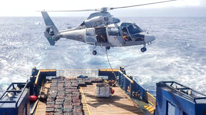 Six charged after ship caught in alleged cocaine import