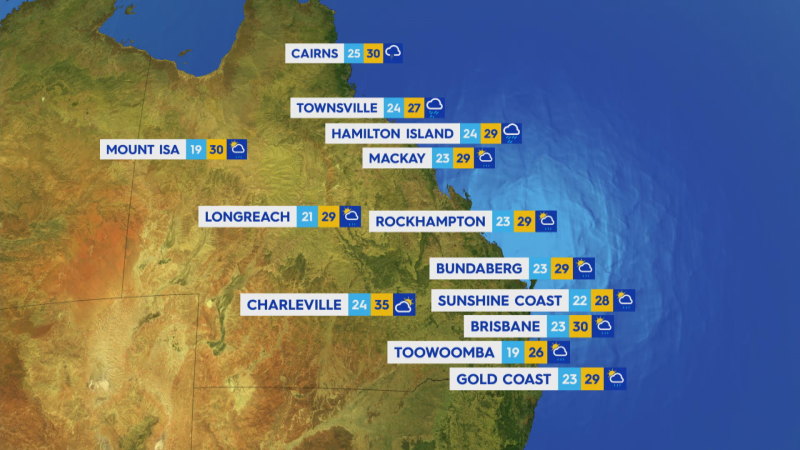 National weather forecast for Monday February 3