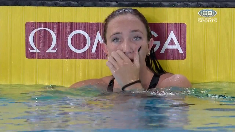 Swimming young gun Pallister takes gold