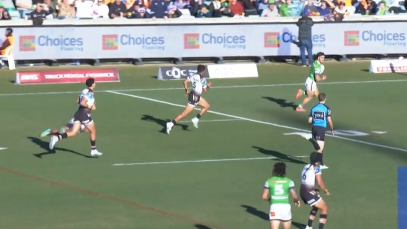 Weekes goes the length of the field